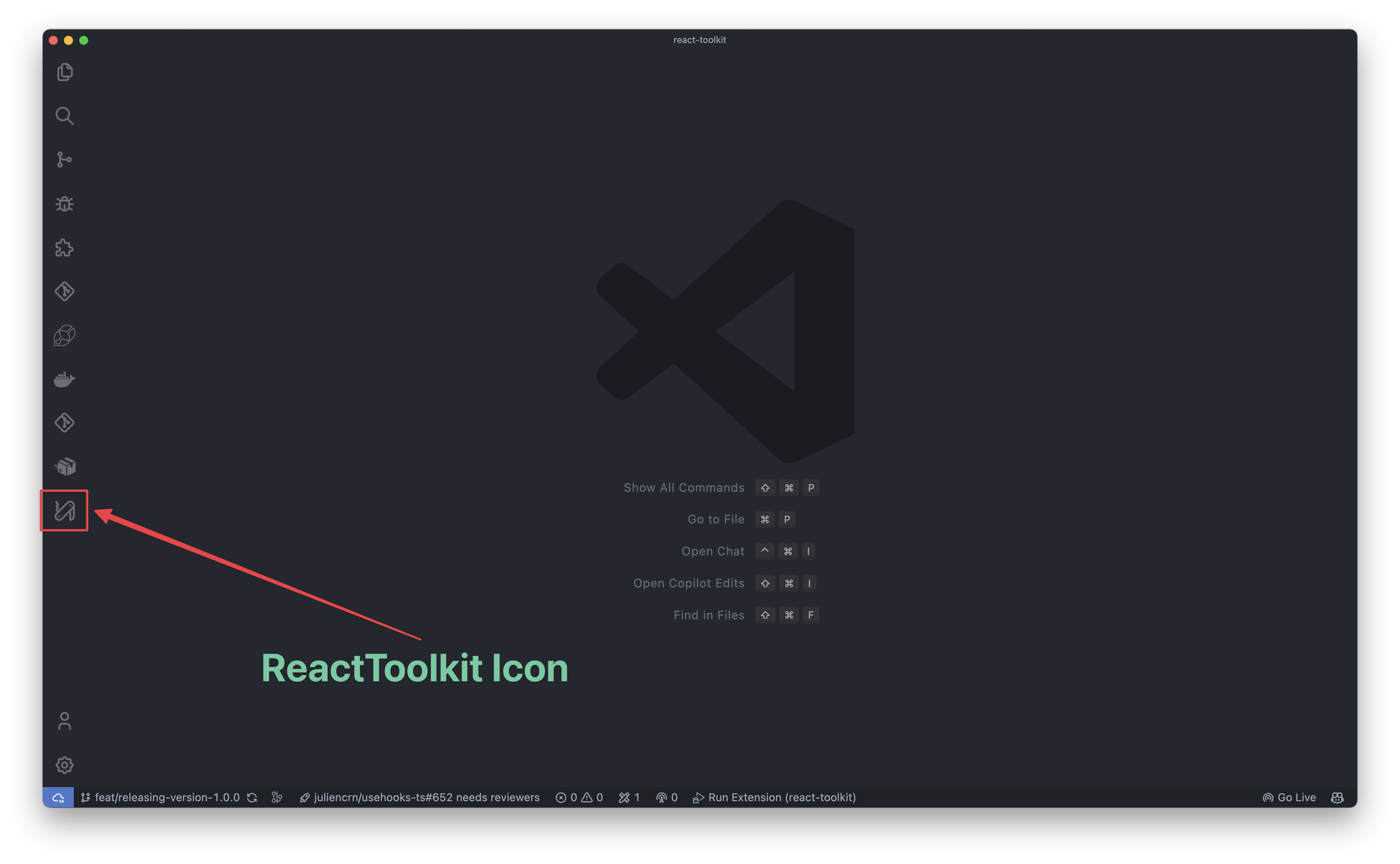 ReactToolkit sidebar